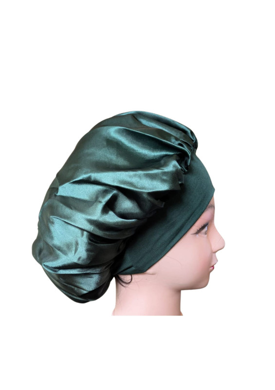 Dark Green kids bonnet